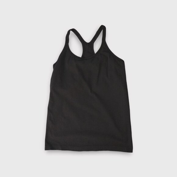Lululemon EBB To Street Tank Charcoal Gray Size 12 B/C Cup Light Support - Picture 1 of 9
